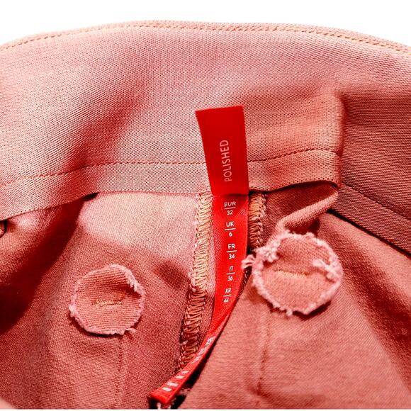 Spanx XSmall Ankle Terracotta Pants  Women's Size 0 XS Minimal Minimalist  #512 - Picture 5 of 6